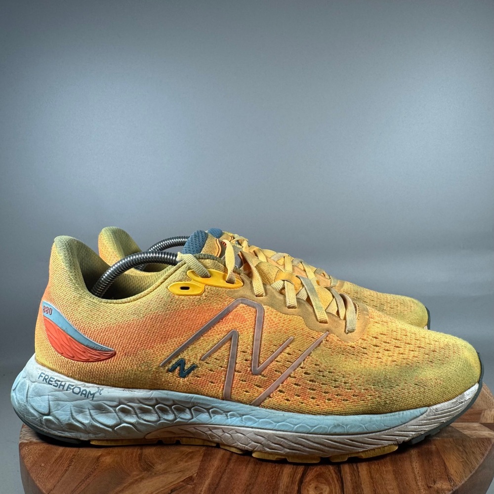 New Balance Fresh Foam X 880v12 Mens Running Shoes Yellow Orange M880A12 Size 12